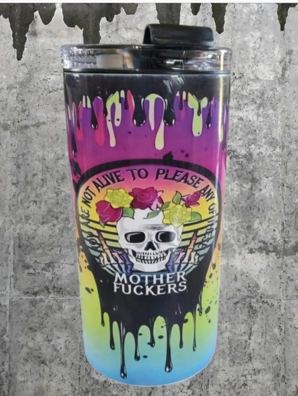 You Are Not Alive to Please Any of These 4 in 1 Can Cooler 14oz Tumbler 🎉Sale